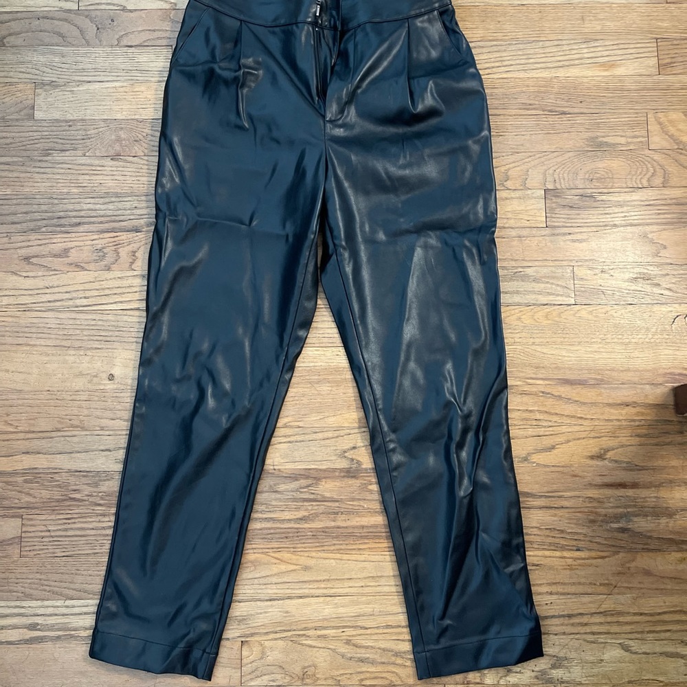 Faux Leather Pants - Bar III x Becca Tilley
